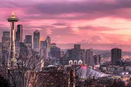 Mt. Rainier from Seattle